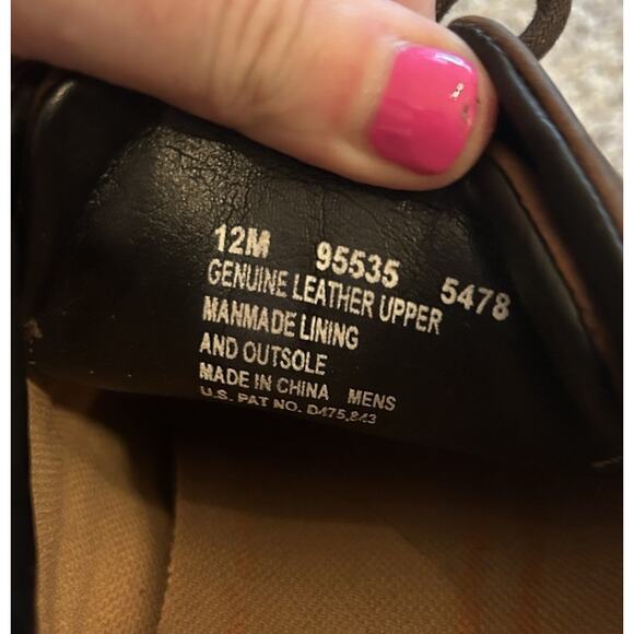 Timberland Brown Leather Casual Dress‎ Shoes Lace Up Oxfords Comfort - Picture 7 of 12